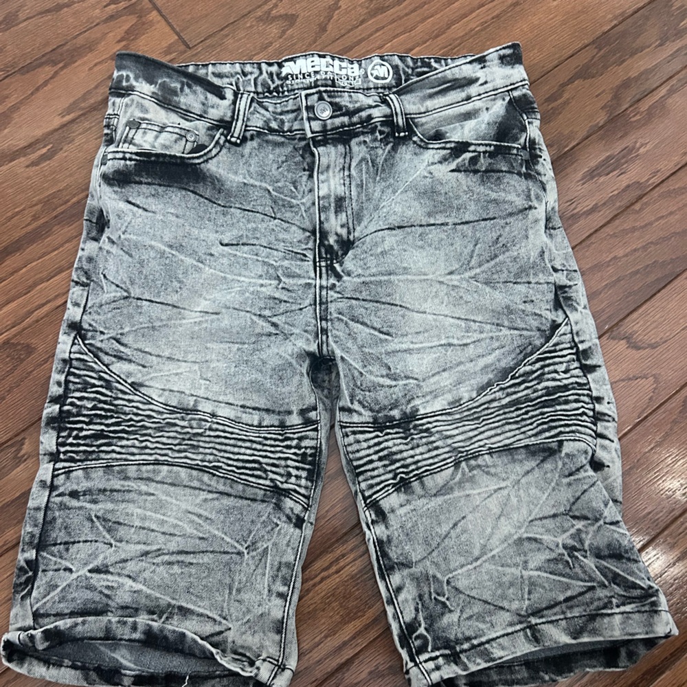 Mecca Black and Gray Skinny Jeans